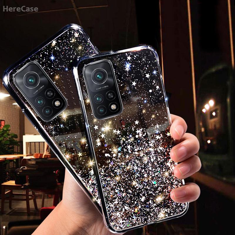 Case For Samsung Galaxy A12 A 12 Case Luxury Bling Glitter Soft Cover On Samsung A52 A71 A51 A50 A70 A72 A32 A21S A02 Cover Capa