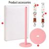 Plastic Knitting Yarn Holder Crochet Yarn Stand, with Removable Wrist Lanyard Vertical Support Post for Crocheting Projects