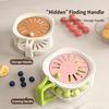 Multifunctional Kitchen Drain Basket With Lid And Handle Fruit Vegetable Washing Colander Food Storage Container Portable Kitchen Organizer
