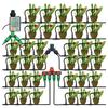 C-Type Hook Dripper Holders for 4/7mm Hose 11/20cm Garden Greenhouse Flowerpot Drip Irrigation Fixed Support Brackets 20-500Pcs