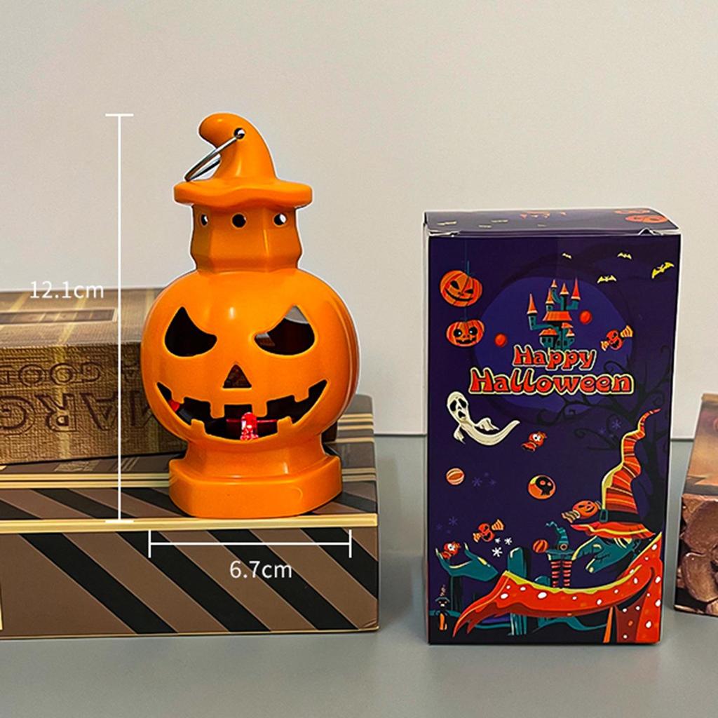 Halloween Pumpkin Atmosphere Lamp - Festive Luminous Decoration for Ghost Festival Parties