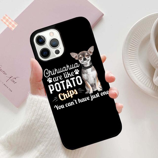 Autumu Vintage Distressed Chihuahua Dog Phone Case for iPhone 17 Air 16 16e 15 12 11 13 14 Pro Max Apple Plus Coque