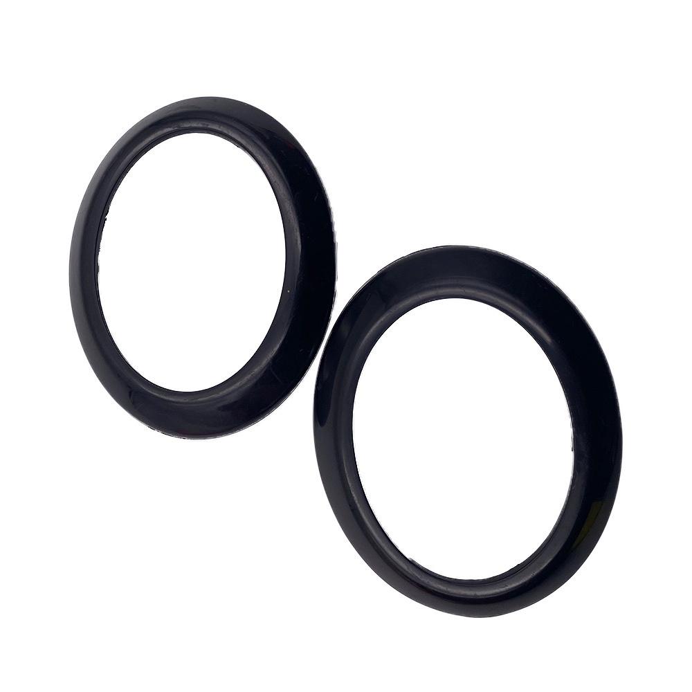 2pcs Black Front Fog Lamp Cap Fit for HYUNDAI SONATA 2002