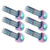 KRSCT 6pcs Cycling Stem Screws with Washers Stainless Steel Bolts Screws for Mountain Cycle Steering Handlebar M6