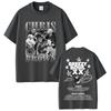 Rapper Chris Brown Breezy Bowl XX 2025 Tour Tshirt Unisex Women Hip Hop Fashion Casual T Shirts Unisexs Cotton Oversized Tshirts