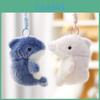 Marine Animal Plush Toy Shark Keychain With Soft Polyester Filling For Girls And Kids