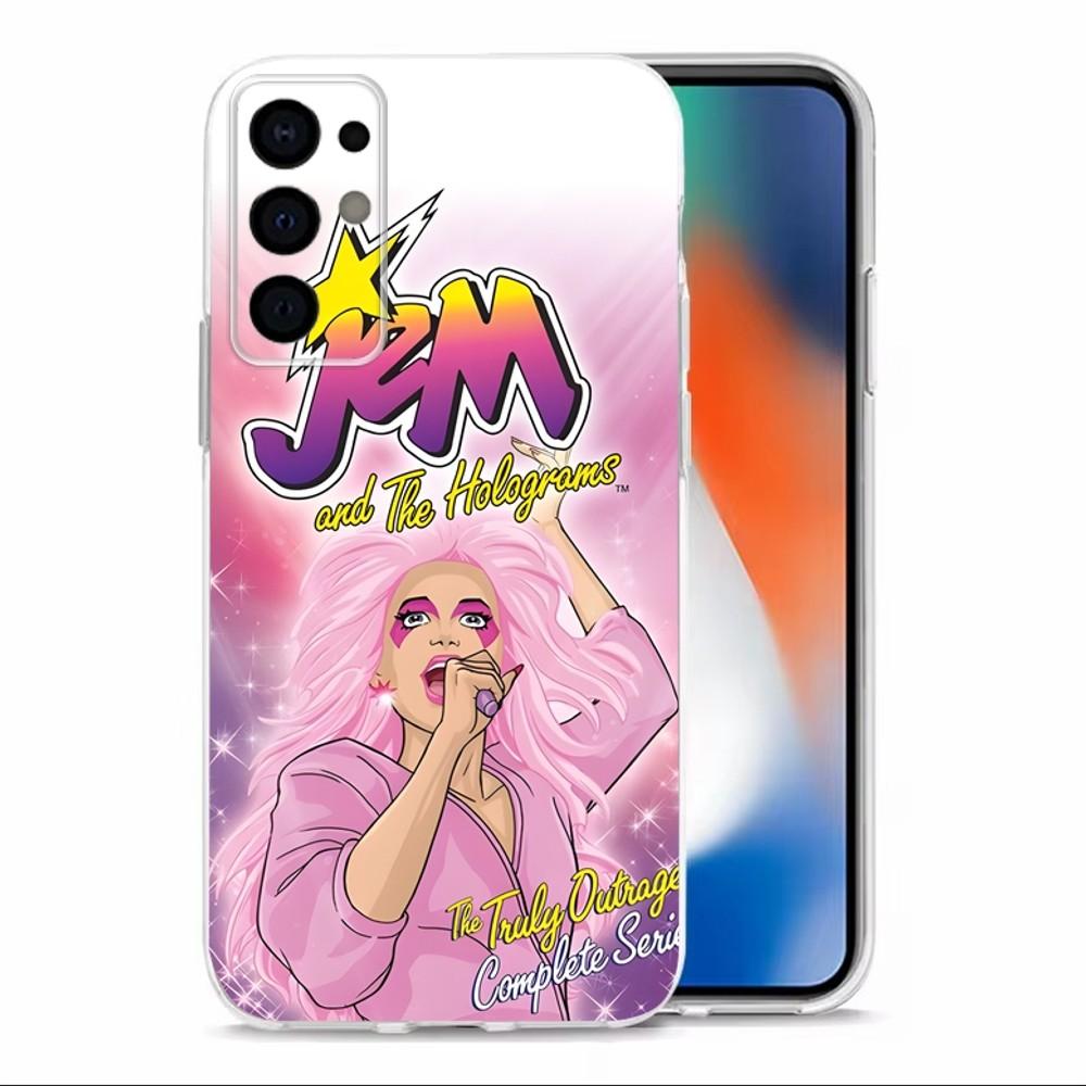 J-Jem And The Holograms Phone Case  For Samsung S30,S23,S21,S22,S20,Ultra,S20,FE,lite,S10,S9,S8,PIus Transparent Shell