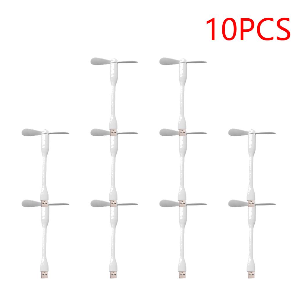 1-50pcs Flexible Portable Mini Fan for Power Bank Notebook Computer Summer Travel Cooling Cooler Mobile Phone USB Gadgets Fans