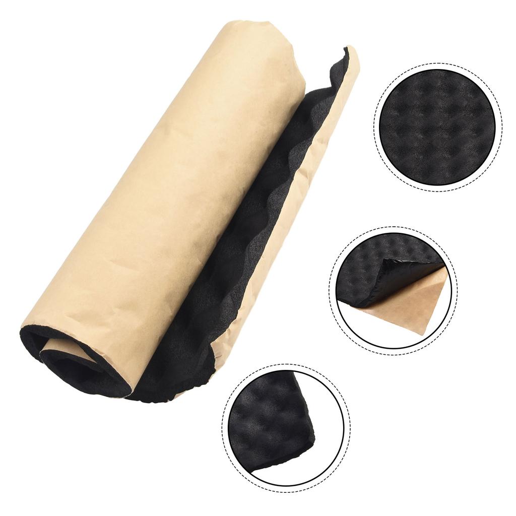 1pcs Vehicle Sound Deadener Mat 2cm Sound Deadener Noise Insulation Acoustic Dampening Foam Subwoofer Mat Auto Floor Accessories Heat Shields 2