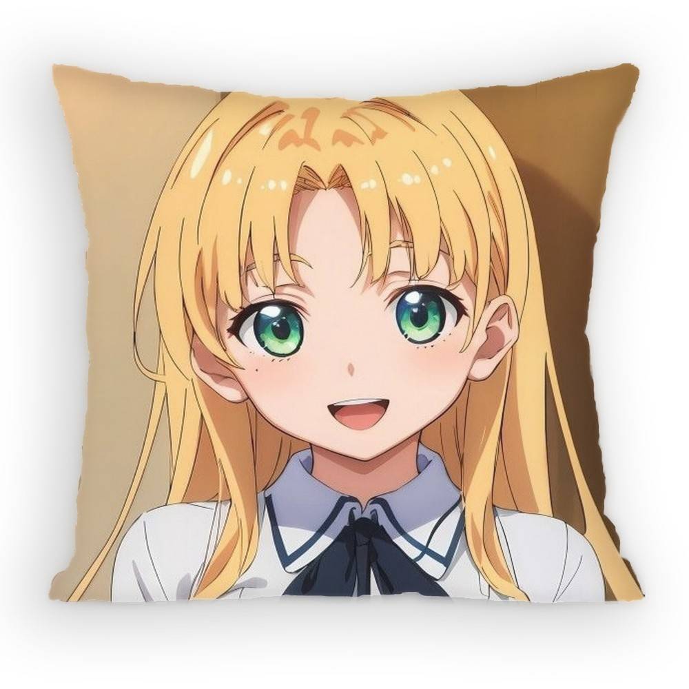 High School DxD Asia Argento Pillow Case Antidustmite Pillowcase Invisible Zipper Silky Sofa Cushion Cover for Bedroom