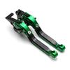 YUANYE Adjustable CNC Aluminum Brake Clutch Levers Compatible with Z125 KSR PRO Foldable, Retractable, 6-Position & - Ninnja250, 250R, 250SL, 250TR,