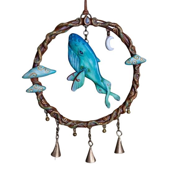 Handcrafted Moth Hanging Decoration Metal Elf Wall Hanging Sculpture Nature Inspired Artistic Pendant for Home Door Window Decor