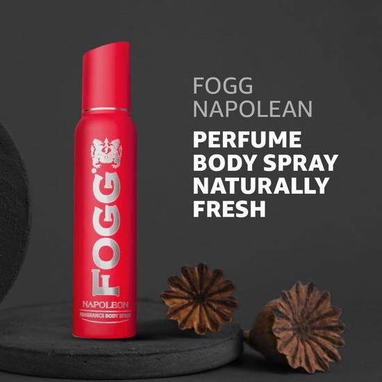 FOGG Deodorant Napoleon No Gas pro muže, tělový sprej s dlouhotrvající parfémí, 2 x 150 ml (Balení 2)