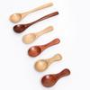 Wooden Spoon Children Cute Small Soup Spoon Dessert Cold Drink Spoon Honey Spoon Rice Spoon Girls Tableware