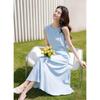 Mocana Women's Elegant French Sleeveless Dress