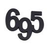 3D Metal 595 695 Tunismo Esseesse Competizione Badge Logo Car Rear Trunk Emblem Decal Stickers for Abarth