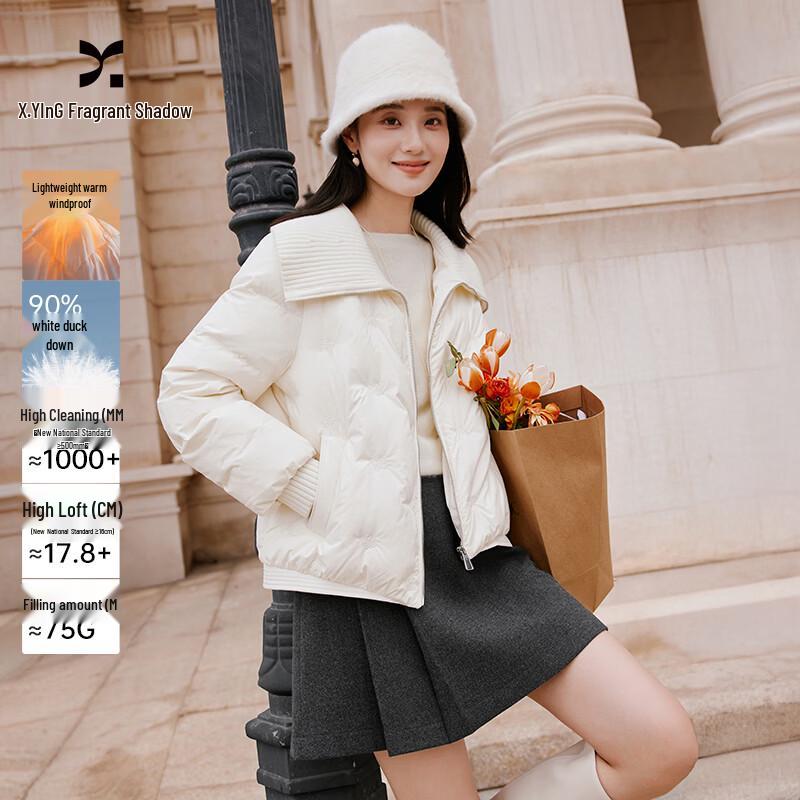 Women s Cloud Puffer Lapel Short Jacket M