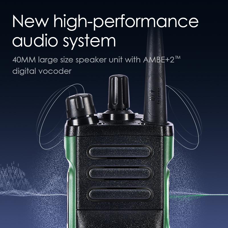 Baofeng DM32 DMR Digital Belt Clip Walkie Talkie with GPS Wirless Copy Frequency AES256 TDMA Dual Time Slot AM FM APRS Ham Radio