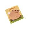 Cartoon Capybara Alien Sticky Notes – Cute Self-Adhesive Memo Pad for Students