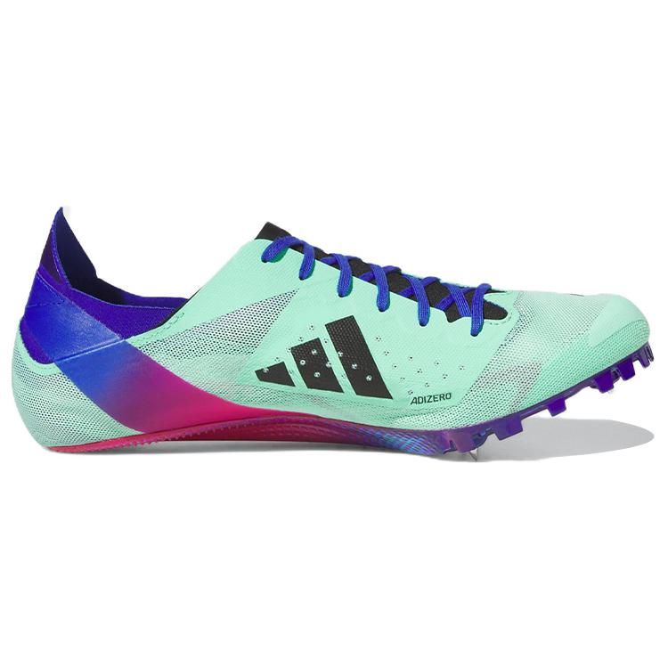 New Adidas Adizero Finesse Spikes 'Pulse Mint Lucid Blue' GV9091
