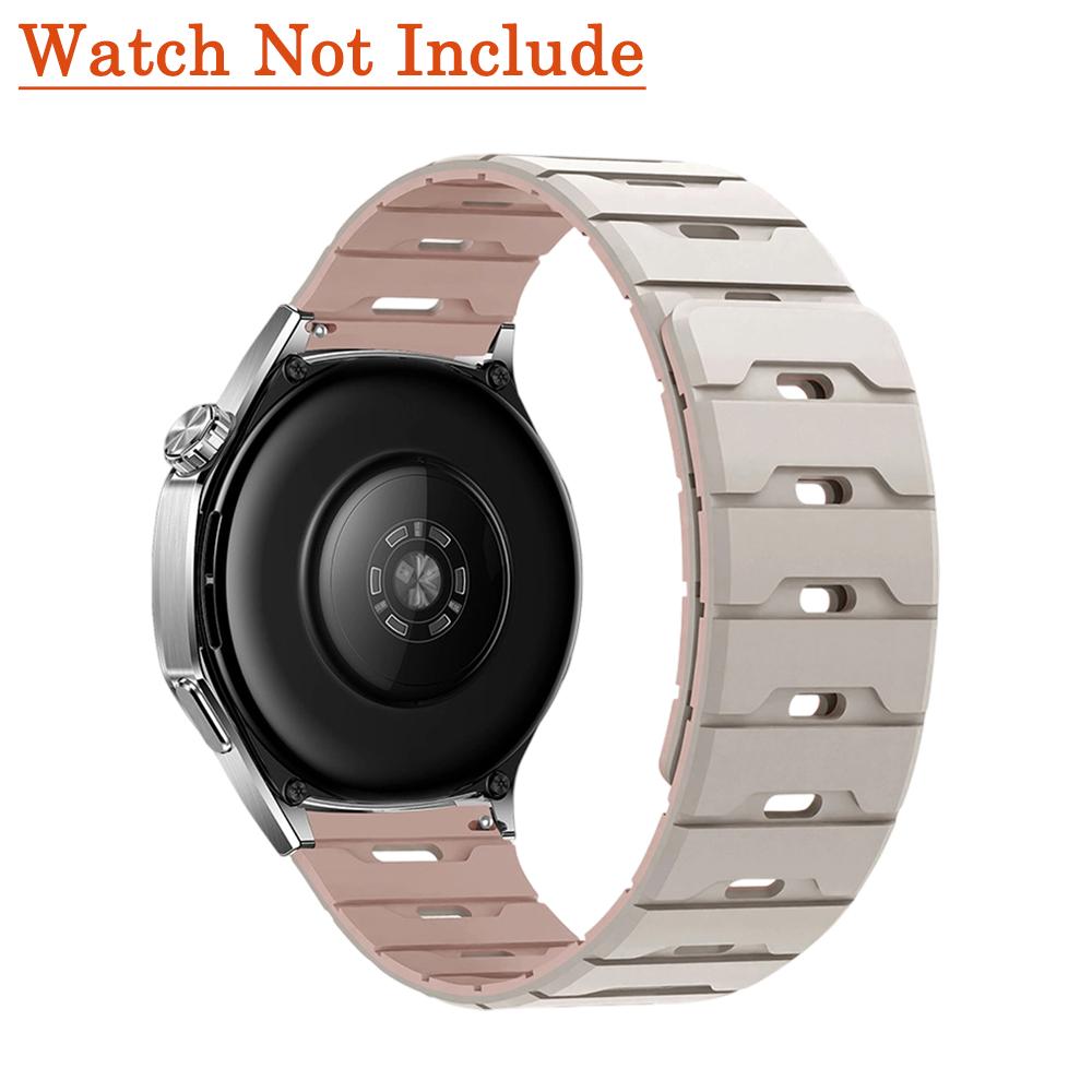 18mm 20mm 22mm Silicone Strap for Huawei Watch GT6 GT5 6Pro GT4 46mm Magnetic Band for Samsung Galaxy Watch 7 6 5 4 Classic 5Pro