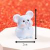 Cute Mini Twelve Zodiac Figurines DIY Resin Crafts Zodiac Figurines Miniature Cartoon Handmade Micro Landscape Decoration