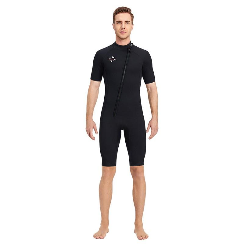 Diving Suit 3MM One-piece Short-sleeved Thermal Men's Outdoor Snorkeling Surfing Swimming Jellyfish