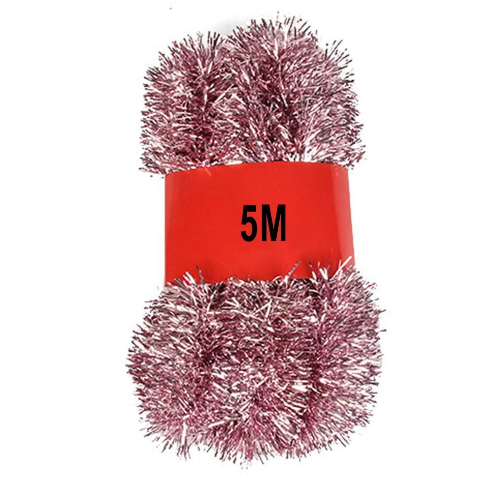 Stylish Christmas Bar Tops Ribbon Tinsel Garland 5M Length Delightful Decor