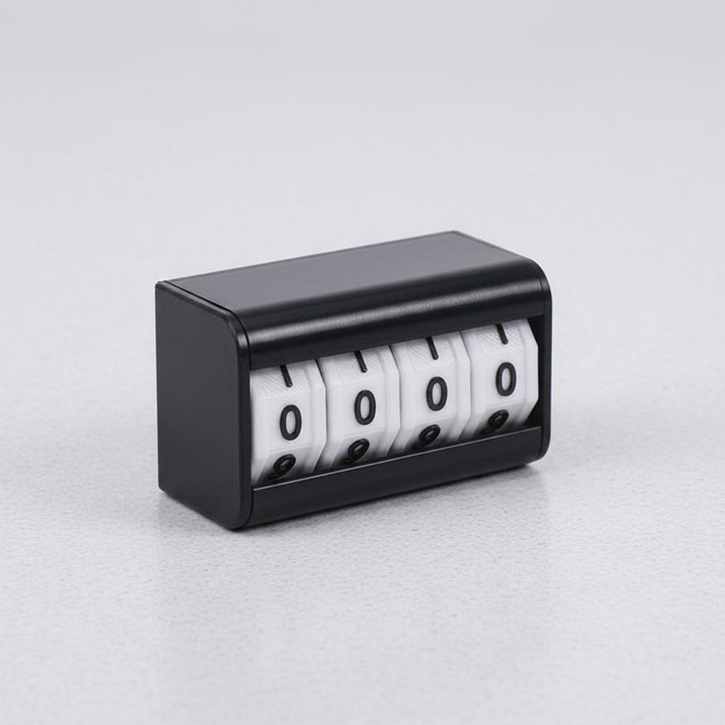 Desktop Number Counter Multi-Use Manual Digit Counter Counting Tool Resettable No Battery Needed for Exam Countdown