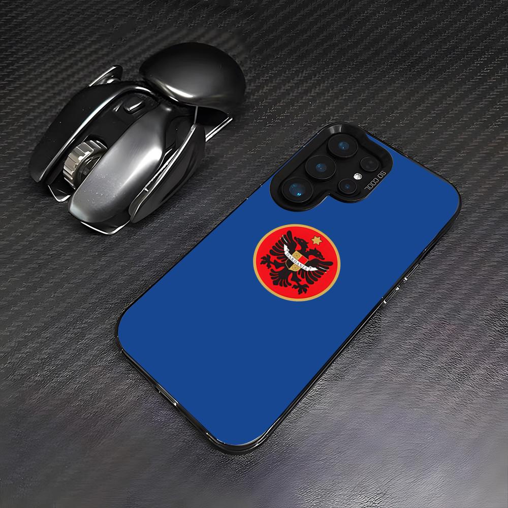 

Albania Albanians Flag Phone Case For Samsung S26 S25 Plus S20 S20 Plus S22 Ultra S23 FE S21 Plus S21 Ultra Colorful Cover Galaxy S24-1