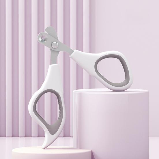 Professional Pet Nail Scissors Safety Guard Non-Slip Handle Comfortable Grip Prevent  Injury Dogs Cats Nail Clippers Pet Supply