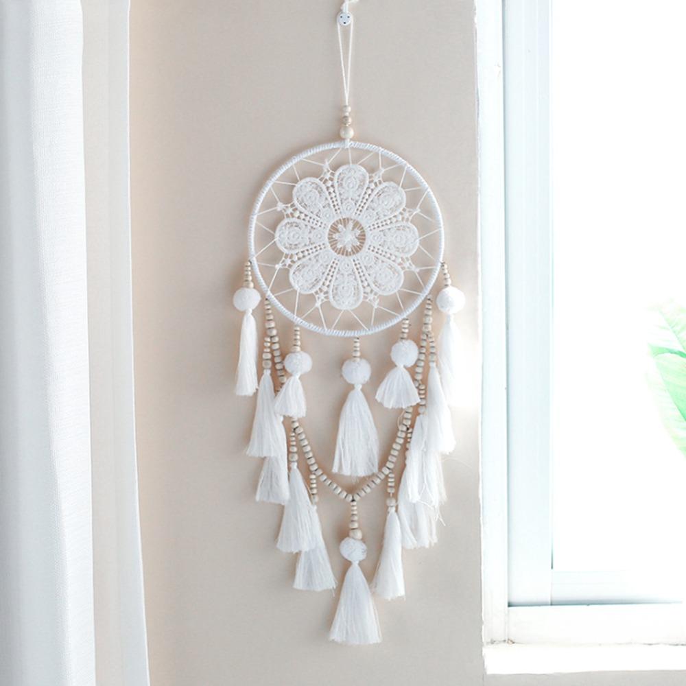 25.6inch Macrame Dream Catcher Tassels String Decoration Bohemian Style Wall Hanging Home Decor