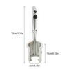 Bulb Planter Tool Alloy Handheld Soil Sampler Lawn And Garden Tool For Weeding Transplanting Digging