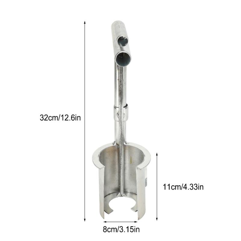 Bulb Planter Tool Alloy Handheld Soil Sampler Lawn And Garden Tool For Weeding Transplanting Digging