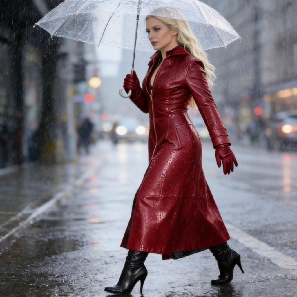 Kožený kabát z PU pro ženy Dlouhý rukáv Štíhlý střih Street Style Podzim Zima
