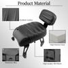 For Scout Bobber Twenty 2020-2024 Motorcycle Part Brown/Black Passenger Seat Backrest Leather Passenger Seat with Backrest Pad