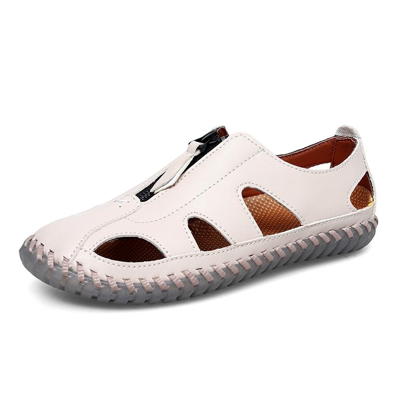 Women's Leather Sandals Casual Shoes Summer Beach Sandals