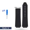 Silicone Watch Band for HUBLOT Hengbao HB Yubo Classic Fusion Big Bang Waterproof Rubber Watch Band Convex Mouth 26 * 19mm