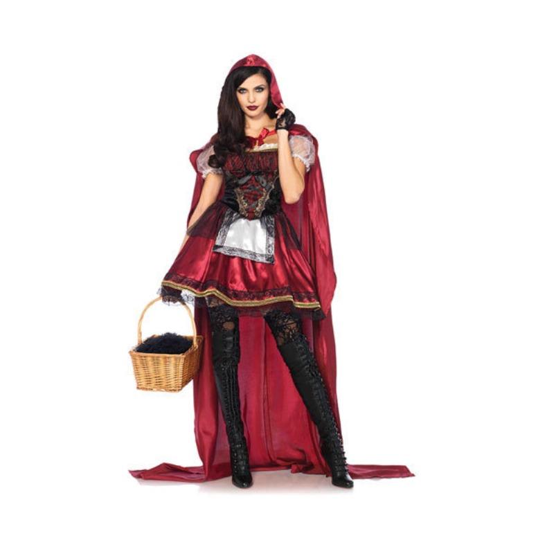 Хэллоуин Новый сказочный костюм Красной Шапочки Маскарадная тематическая вечеринка Костюм One size fits all