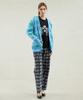YUJEEOT Phalaenopsis Logo Cardigan - Sky Blue, Pink