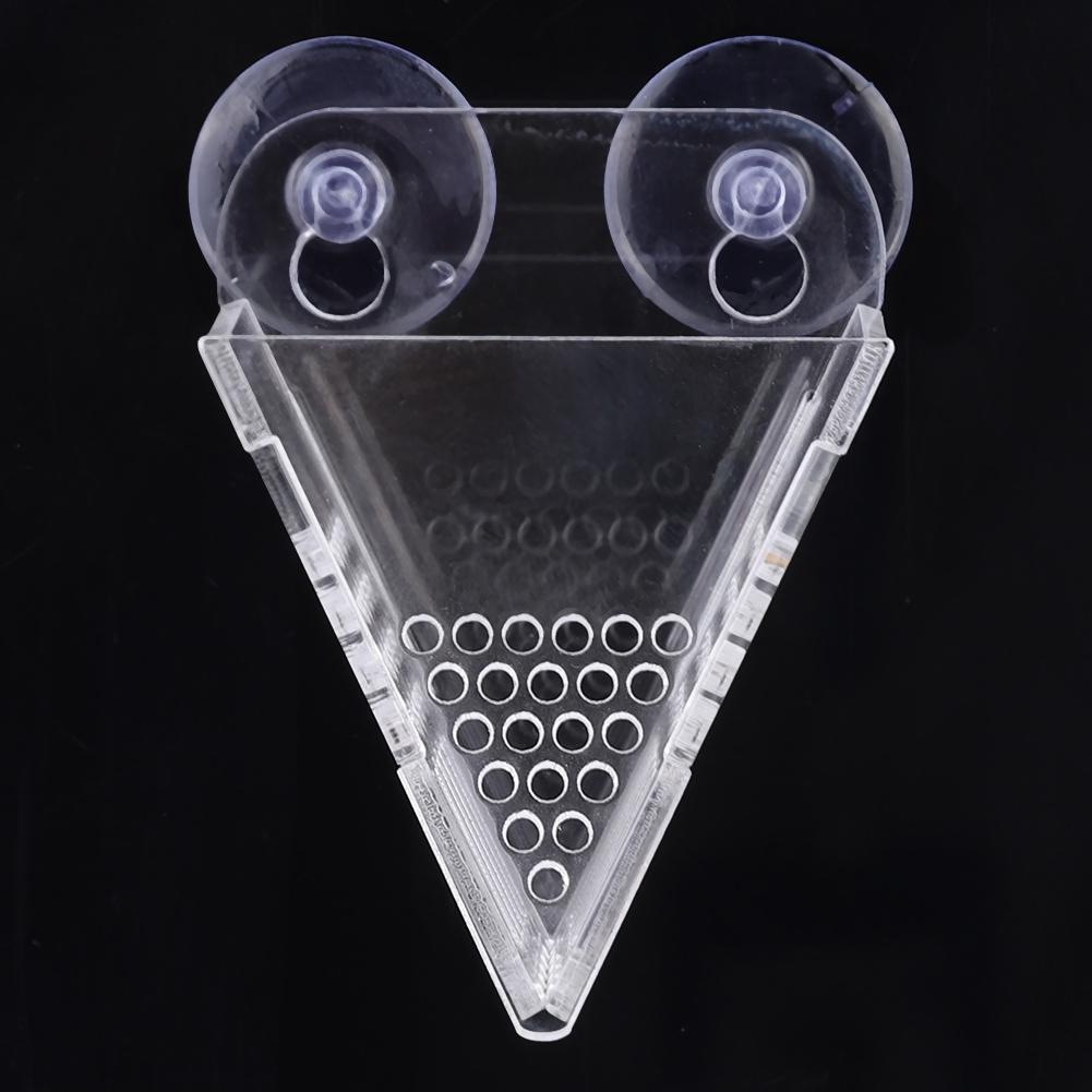 Multifunction Aquarium Acrylic Red Worm Brine Shrimp Feeder Fish Feeding Cup with Suckers