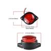 10er-Pack LED-Markierungsleuchten Anhänger, 24V Wasserdichte Anhänger-Markierungsleuchte Rote Lichter für Sattelzugmaschinen Ladung Markierungsleuchten Universelle Passform