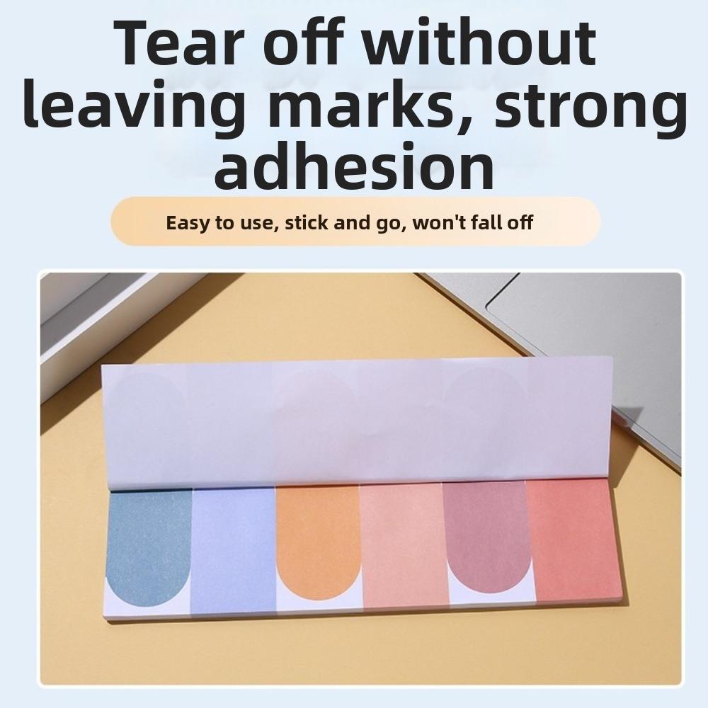 Self-Adhesive Pocket Memo Pad Portable Tear-Off Planner Notepad Sticky Notes Study