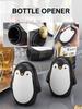 Penguin Bottle Opener Perfect Beer/Soda Cap Bottle Opener Magnetic Automatic Mini Bottle Opener for Bar,Kitchen,Counter,Camping