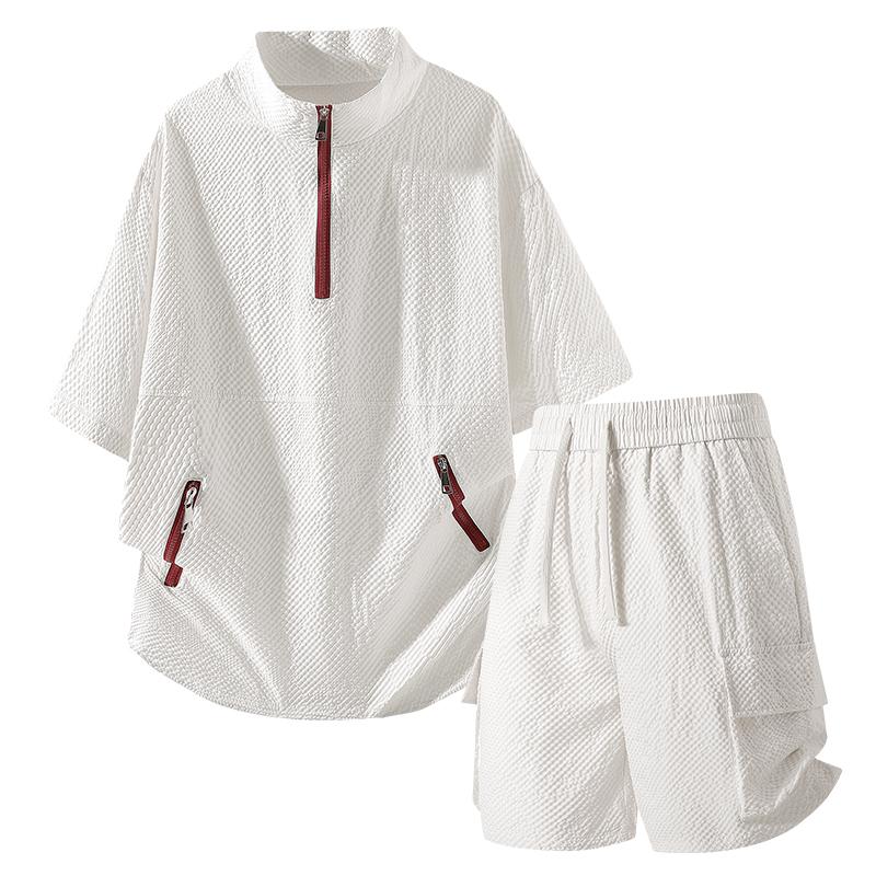 Suit Casual Sports Men's Short-sleeved Shorts Men's Outfit Complete Set