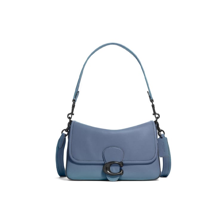 COACH Tabby Leather Shoulder Bag, Handbag, Shoulder Bag, Crossbody Bag Medium Women's Washed Denim C4823-V5D61