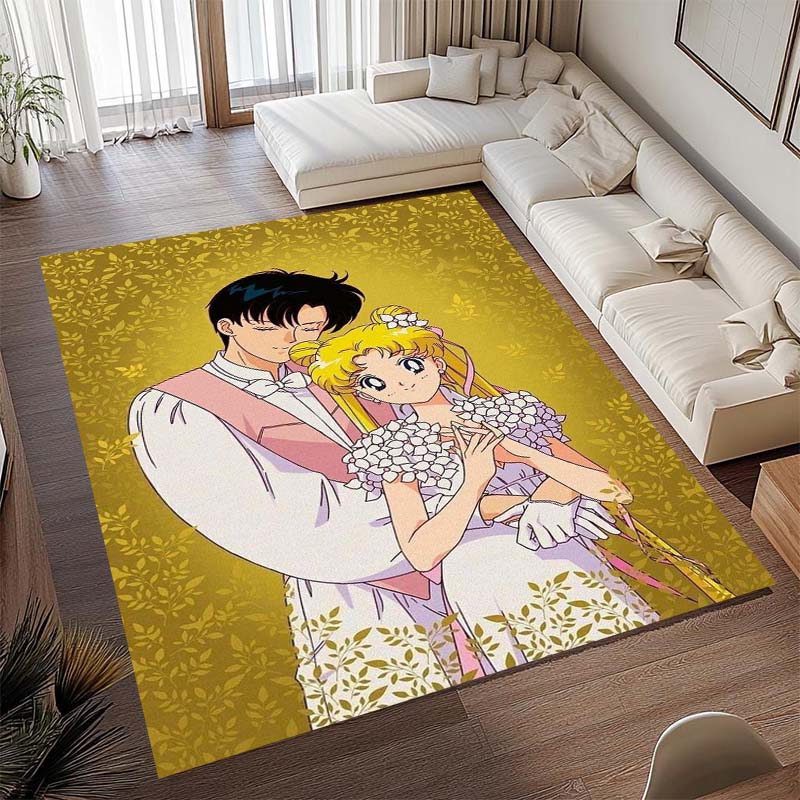 Diese beliebte Spielmatte im Anime-Design mit Pretty Guardian Sailor Moon besteht aus bequemem, weichem, dickem und rutschfestem Flan