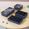 Silicone Big Ice Cube Mold with Lid Easy Release 6/15 Grids Stackable Ice Tray for Cocktail  Home Bar Use