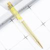 1 Pcs Flower Ballpoint Pen Metal Office School Stationery Gift Cute Clip Pens Pencils Writing Supplies