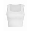 Women's Square Collar Sleeveless Top Slim-fit Chest Small Vest